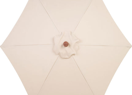 Ombrelone con Cobertura Polyester Beige de 1,8m de Diámetro