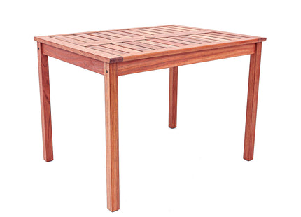 Mesa Cuadrada 4 Plazas de Madera Jatobá Natural