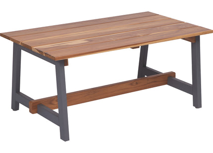 Mesa de Café Tramontina Mistral de Teca y Madera Tauari con Acabado Barnizado