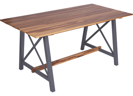 Mesa de Café Rectangular Tramontina Mistral de Madera de Teca e Tauari
