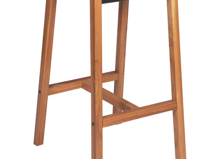 Taburete Tramontina Verona de Madera de Teca con Acabado de Barniz Incoloro