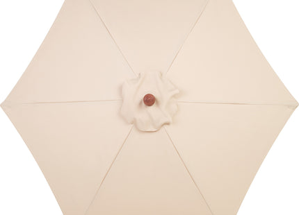 Ombrelone con Cobertura Polyester Beige de 1,8m de Diámetro