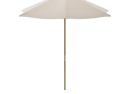 Ombrelone con Cobertura Polyester Beige de 1,8m de Diámetro