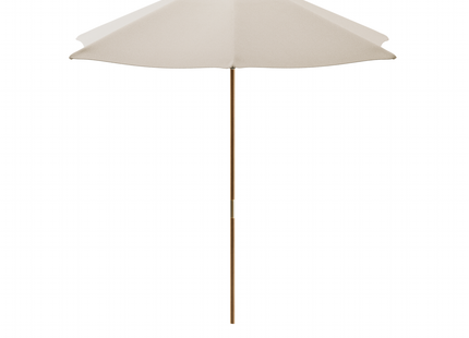 Ombrelone con Cobertura Polyester Beige de 1,8m de Diámetro