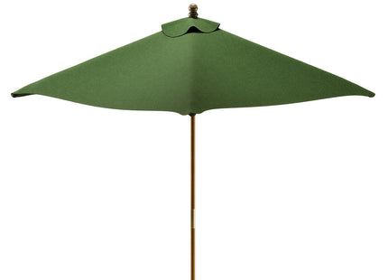 Ombrelone con Cobertura Polyester Verde de 2.0m de Diámetro