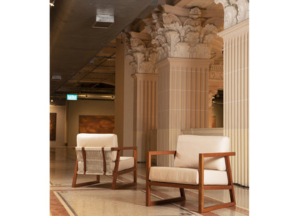 Sillón Tramontina Lanati de Madera de Jatoba  FSC con Respaldo de Cuerdas