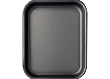 Asadera Rectangular Rasa Tramontina Brasil en Aluminio con Revestimiento Interno y Externo Antiadherente Starflon Max Grafito 34 cm 2.9 L