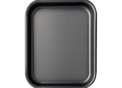 Asadera Rectangular Rasa Tramontina Brasil en Aluminio con Revestimiento Interno y Externo Antiadherente Starflon Max Grafito 34 cm 2.9 L