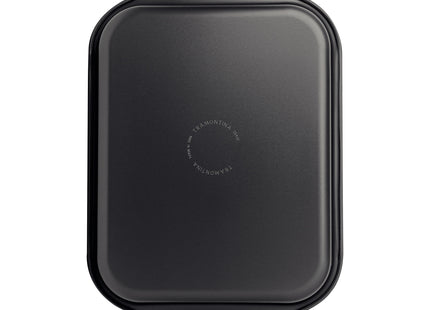Asadera Rectangular Rasa Tramontina Brasil en Aluminio con Revestimiento Interno y Externo Antiadherente Starflon Max Grafito 34 cm 2.9 L