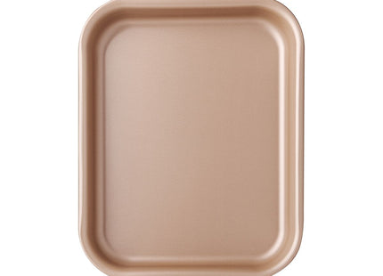 Asadera rectangular rasa Tramontina Brasil en aluminio con revestimiento interno y externo antiadherente Starflon Max rojo 34 cm 2.9 L