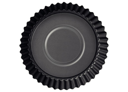 Molde para Tarta Tramontina Brasil en aluminio con revestimiento interno y externo antiadherente Starflon Max grafito 26 cm 1.8 L