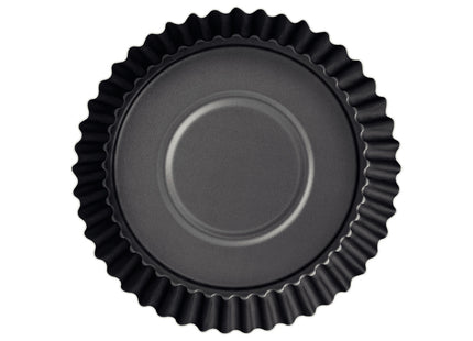 Molde para Tarta Tramontina Brasil en aluminio con revestimiento interno y externo antiadherente Starflon Max grafito 26 cm 1.8 L