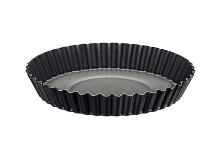Molde para Tarta Tramontina Brasil en aluminio con revestimiento interno y externo antiadherente Starflon Max grafito 26 cm 1.8 L