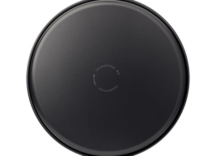 Asadera para pizza Tramontina Brasil en aluminio con revestimiento interno y externo antiadherente Starflon Max grafito 30 cm 1.8 L