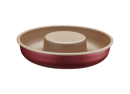 Molde para rosca Tramontina Brasil en aluminio con revestimiento interno y externo antiadherente Starflon Max roja 24 cm 1.4 L