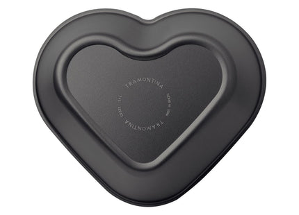 Molde para Tarta Tramontina Brasil en aluminio con revestimiento antiadherente Starflon Max grafito 24 cm 1.1 L