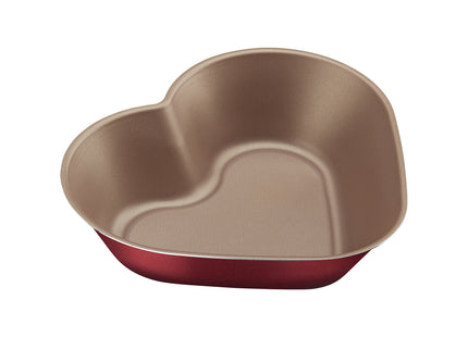 Molde para Tarta Tramontina Brasil en aluminio con revestimiento antiadherente Starflon Max roja 24 cm 1.1 L