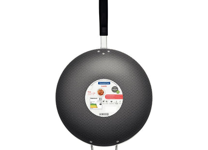 Wok Tramontina Loreto en Aluminio con Revestimiento Interno Antiadherente Starflon Max con Mango Baquelita Rojo 32 cm 4.4 L