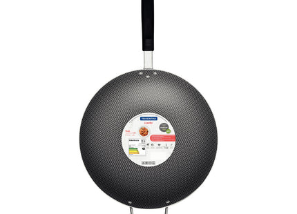 Wok Tramontina Loreto en Aluminio con Revestimiento Interno Antiadherente Starflon Max con Mango Baquelita Rojo 32 cm 4.4 L