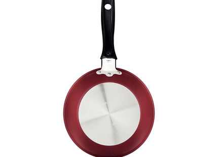 Sartén Tramontina Turim en aluminio con revestimiento interno y externo con antiadherente Starflon Max roja 20 cm y 0.8 L