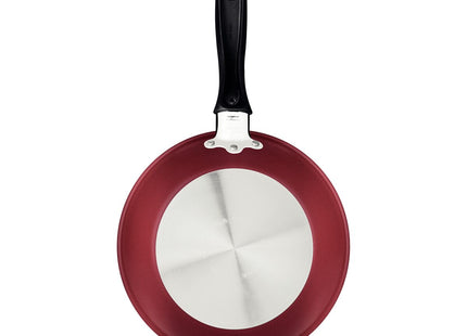 Sartén Tramontina Turim en aluminio con revestimiento interno y externo con antiadherente Starflon Max roja 26 cm y 1.8 L