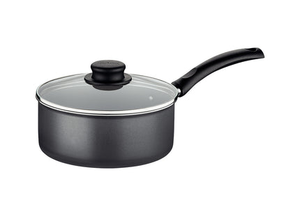 Olla Tramontina Turim en aluminio con revestimiento interno y externo con antiadherente Starflon Max plomo 18 cm y 2 L