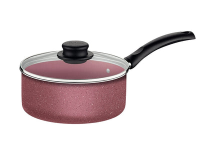 Batería de Cocina Tramontina Turim en Aluminio con Revestimiento Interno y Externo en Antiadherente Starflon Max Rosa 04 Piezas