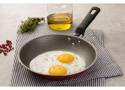 Sartén Tramontina Loreto en Aluminio con Revestimiento Interno y Externo Antiadherente Starflon Max con Mango Baquelita 20 cm 0.8 L Rojo
