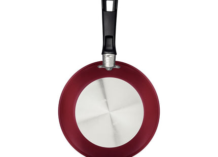 Sartén Tramontina Loreto en Aluminio con Revestimiento Interno y Externo Antiadherente Starflon Max con Mango Baquelita 20 cm 0.8 L Rojo