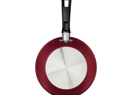 Sartén Tramontina Loreto en Aluminio con Revestimiento Interno y Externo Antiadherente Starflon Max con Mango Baquelita 20 cm 0.8 L Rojo