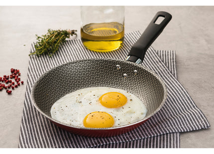 Sartén Tramontina Loreto en Aluminio con Revestimiento Interno y Externo Antiadherente Starflon Max con Mango Baquelita 20 cm 0.8 L Rojo