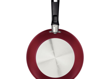 Sartén Tramontina Loreto en Aluminio con Revestimiento Interno y Externo Antiadherente Starflon Max con Mango Baquelita 24 cm 1.4 L Rojo