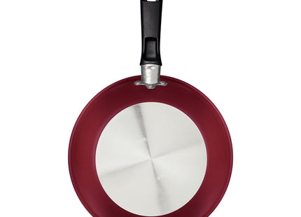 Sartén Tramontina Loreto en Aluminio con Revestimiento Interno y Externo Antiadherente Starflon Max con Mango Baquelita 26 cm 1.8 L Rojo
