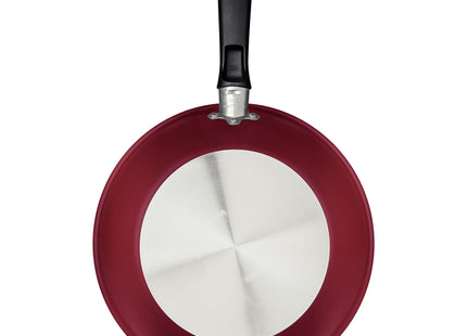 Sartén Tramontina Loreto en Aluminio con Revestimiento Interno y Externo Antiadherente Starflon Max con Mango Baquelita 30 cm 2.5 L Rojo
