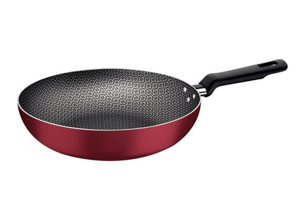 Sartén Honda Tramontina Loreto en Aluminio con Revestimiento Interno y Externo con Antiadherente Starflon Max Rojo 28 cm 3.3 L
