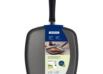 Bifera Lisa Tramontina Loreto en Aluminio con Revestimiento Interno Antiadherente Starflon Max con Mango Baquelita 26 cm 1 L Rojo