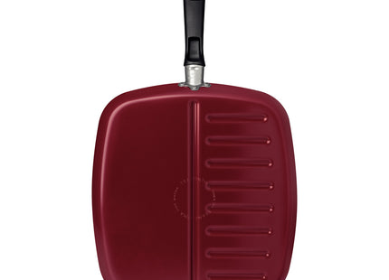 Bifera Tramontina Loreto en Aluminio con Revestimiento Interno Antiadherente Starflon Max y Exterior Siliconado Rojo 26 cm