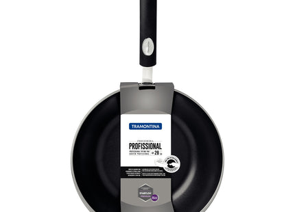 Sartén Tramontina Profesional para Saltear Aluminio con Revestimiento Interno con Antiadherente Starflon Premium y Acabado Externo Lijado 28 cm 3.3 L