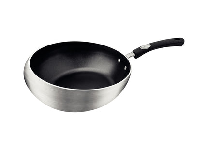 Sartén Tramontina Profesional para Saltear Aluminio con Revestimiento Interno con Antiadherente Starflon Premium y Acabado Externo Lijado 28 cm 3.3 L