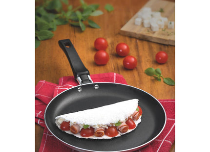 Panquequera Tramontina Profesional en Aluminio con Revestimiento Interno con Antiadherente Starflon Premium y Acabado Externo Lijado 22 cm 0.6 L