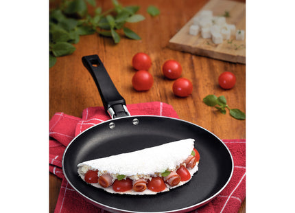 Panquequera Tramontina Profesional en Aluminio con Revestimiento Interno con Antiadherente Starflon Premium y Acabado Externo Lijado 22 cm 0.6 L