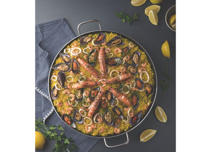 Paellera Tramontina Profesional en Aluminio con Revestimiento Interno con Antiadherente Starflon Premium y Acabado Externo Lijado 45 cm 9.2 L