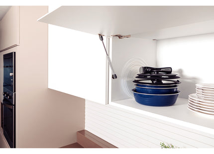 Batería de Cocina Multiuso Tramontina Itria en Aluminio con Revestimiento Cerámico y Mango Removible Azul 10 Piezas