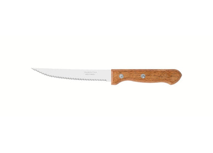 Cuchillo para Asado y Frutas Tramontina Dynamic con Lámina de Acero Inoxidable y Mango de Madera Natural 5"