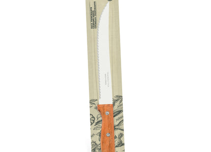 Cuchillo Trinchante Tramontina Dynamic con Lámina de Acero Inoxidable y Mango de Madera Natural 8"