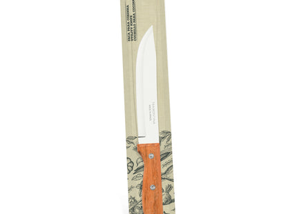 Cuchillo para Cocina Tramontina Dynamic con Lámina de Acero Inoxidable y Mango de Madera Natural 6"