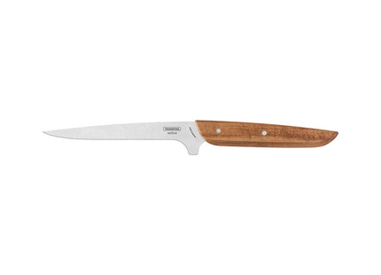 Cuchillo para Deshuesar Tramontina Verttice con Lámina de Acero Inoxidable y Mango de Madera Natural 6"
