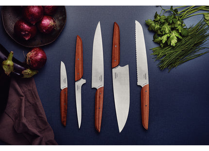 Cuchillo para Deshuesar Tramontina Verttice con Lámina de Acero Inoxidable y Mango de Madera Natural 6"