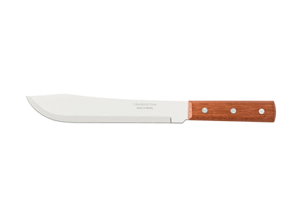 Cuchillo para Cocina Tramontina Dynamic con Lámina de Acero Inoxidable y Mango de Madera Natural 8"