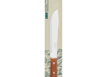 Cuchillo para Cocina Tramontina Dynamic con Lámina de Acero Inoxidable y Mango de Madera Natural 7"